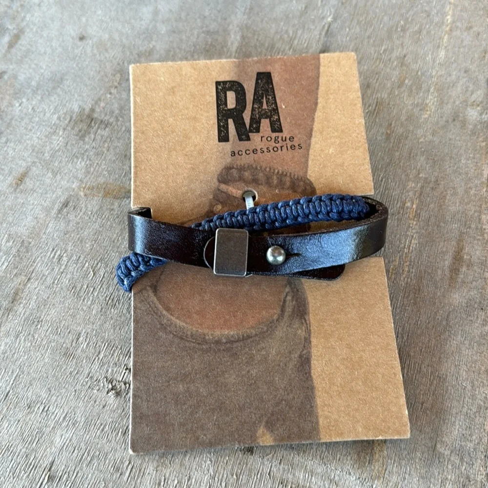 RA Rogue Accessories Leland 2-Piece Men’s‎ Bracelets NWT